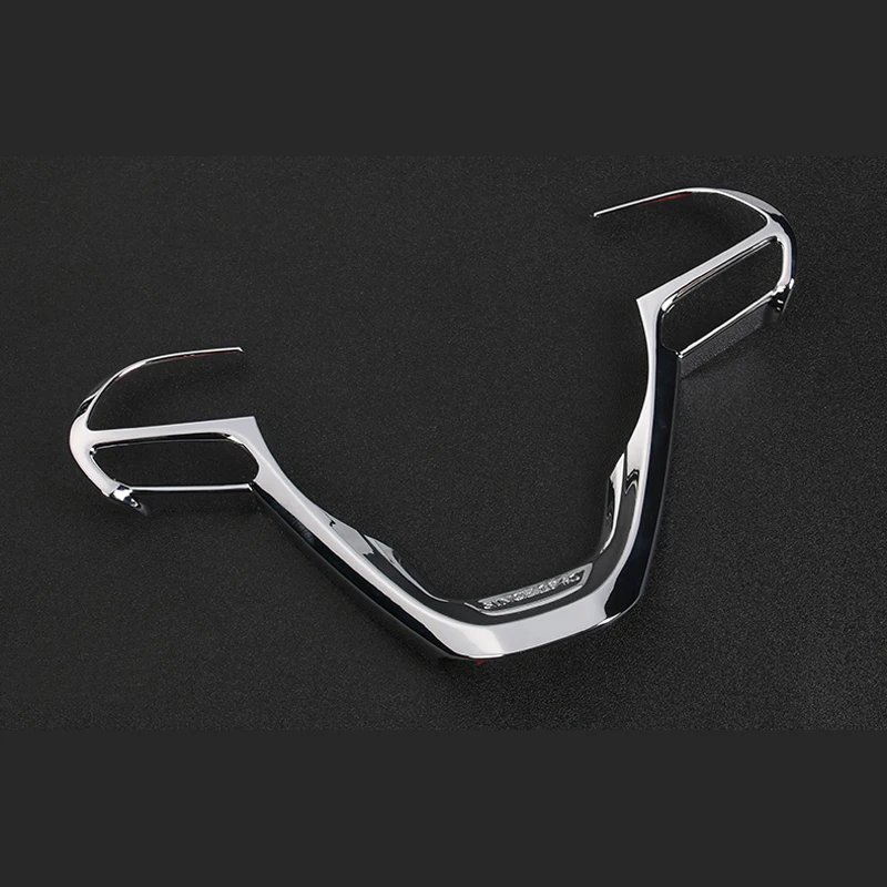 

ABS Plastic For Jeep Grand Cherokee 2014-2017 Car Steering wheel Button frame Cover Trims Car Styling Accessories