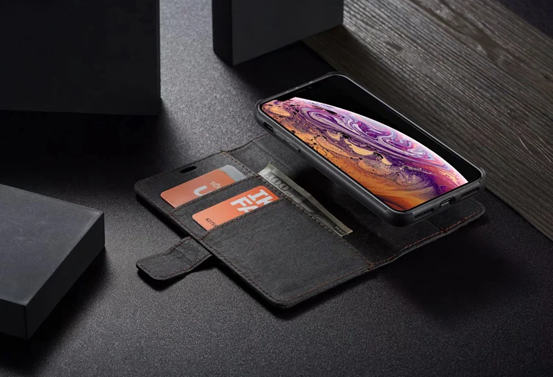 Для iPhone 11 Pro Max роскошный блокнот, ПУ искусственная кожа крафт-бумага откидная подставка чехол для iPhone 6 6s 7 8 Plus Xr Xs Max X Fundas чехол