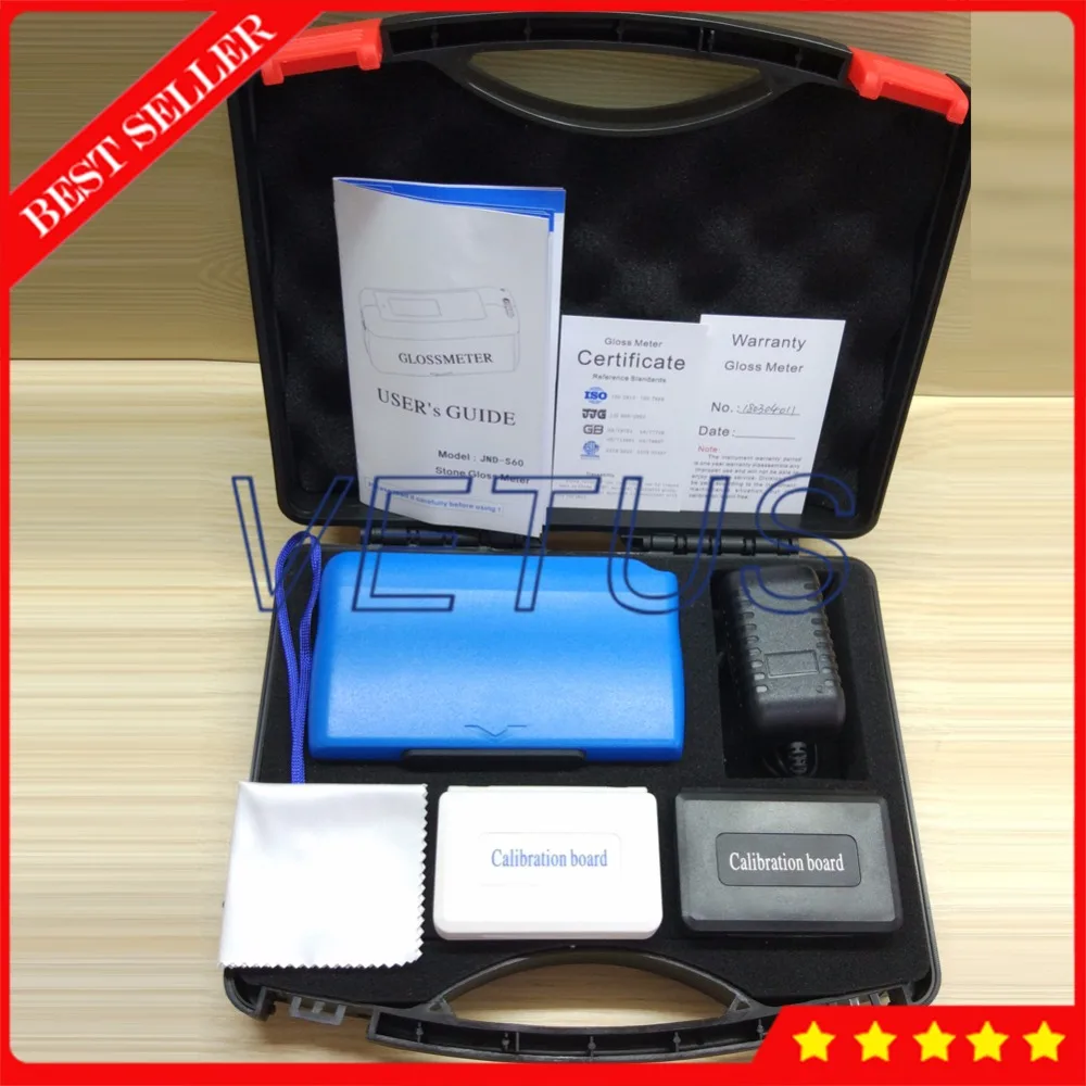 60 градусный цифровой экономичный измеритель блеска с тестером для очистки