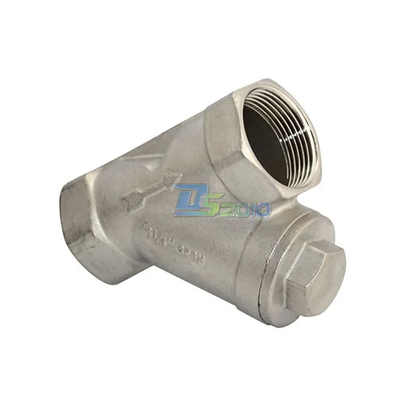 MEGAIRON BSPT 1 1/4 &quotDN32 CF8M WYE фильтрующий клапан из нержавеющей стали SS316 с сеткой 00 мм