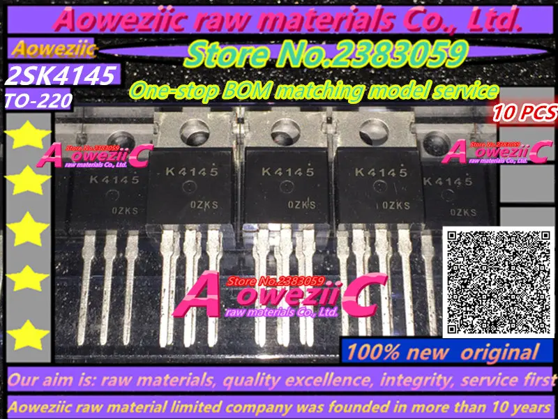 Aoweziic 100% новый импортный оригинальный транзистор K4145 TO-220 2SK414 5 полевой эффект 80 А 60