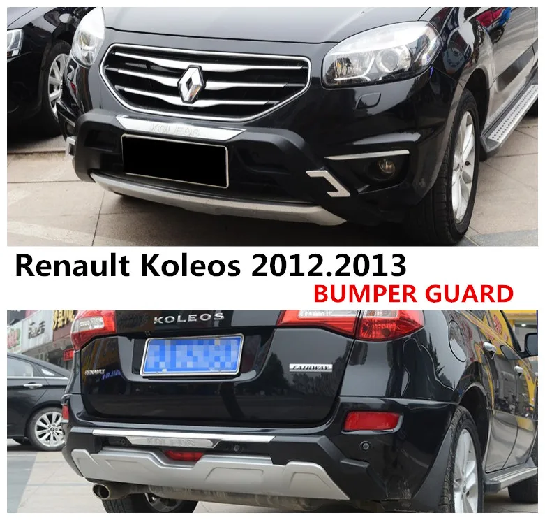Автомобильный бампер для Renault Koleos 2012 2013 пластина высокого качества ABS Передние +
