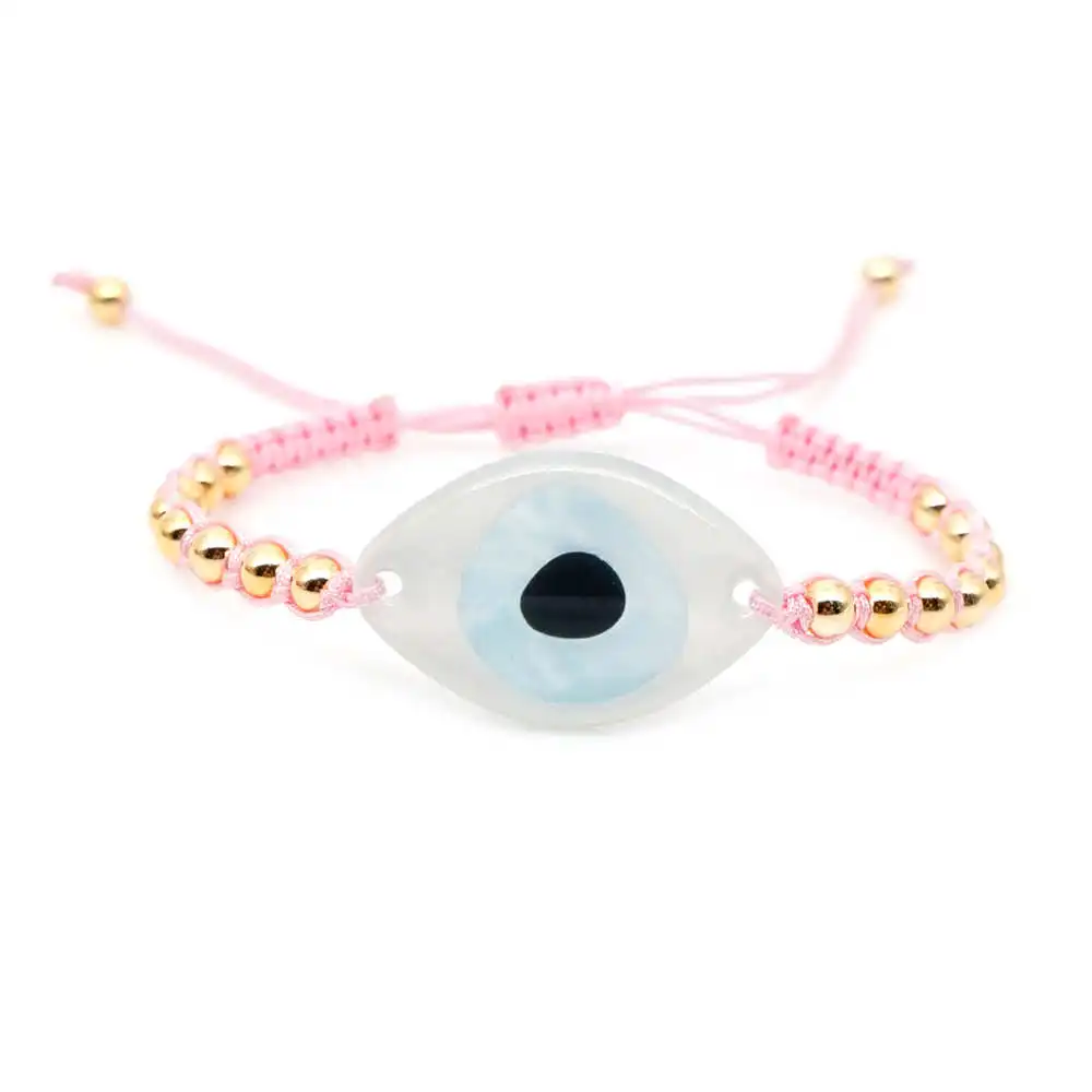 Go2boho сглаза браслет для женщин Perles MIYUKI Браслеты Lucky ювелирные изделия ручной работы высокое качество золотая пластина Японии пластиковые бусины - Окраска металла: B-B190043D