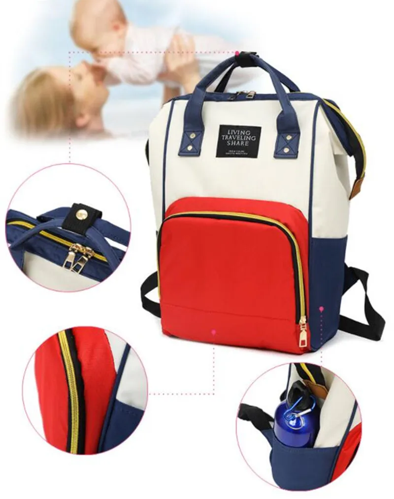 Fashion Mummy Maternity Nappy Bag Brand Large Capacity Baby Travel Backpack Designer Nursing Bag For Baby Care Diaper Bag