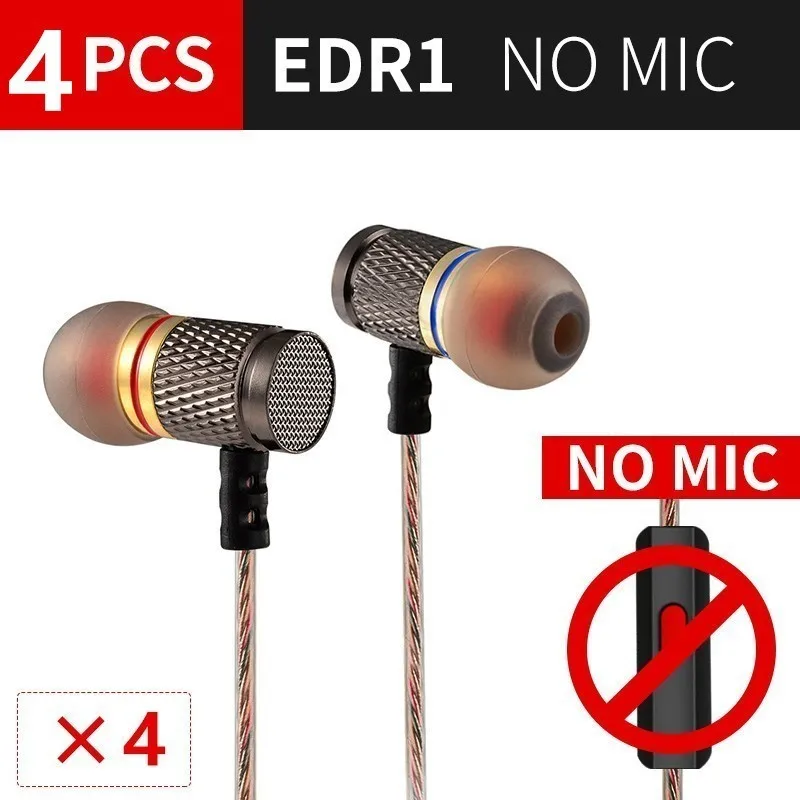 KZEDGoldnomic4pcs KZ ED специальное издание позолоченный корпус наушники с микрофоном 3,5 мм HiFi в ухо монитор бас наушники гарнитура - Цвет: KZEDGoldnomic4pcs