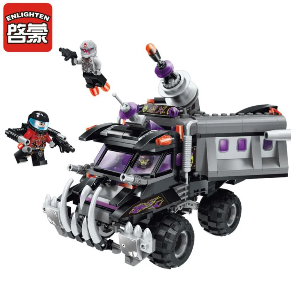 Просветите Пространство серии пушки грузовик модели Building Block Устанавливает