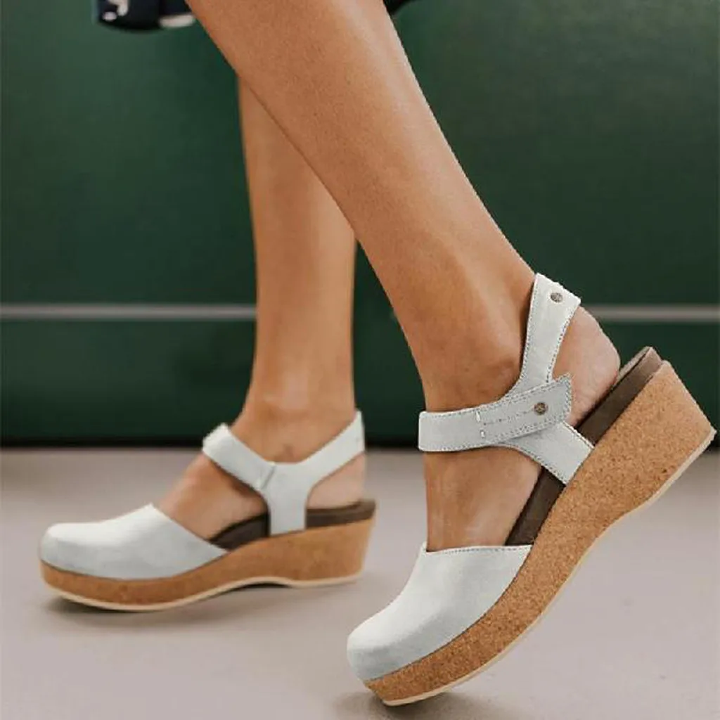 Модные женские туфли на плоской подошве в стиле ретро нескользящие римские