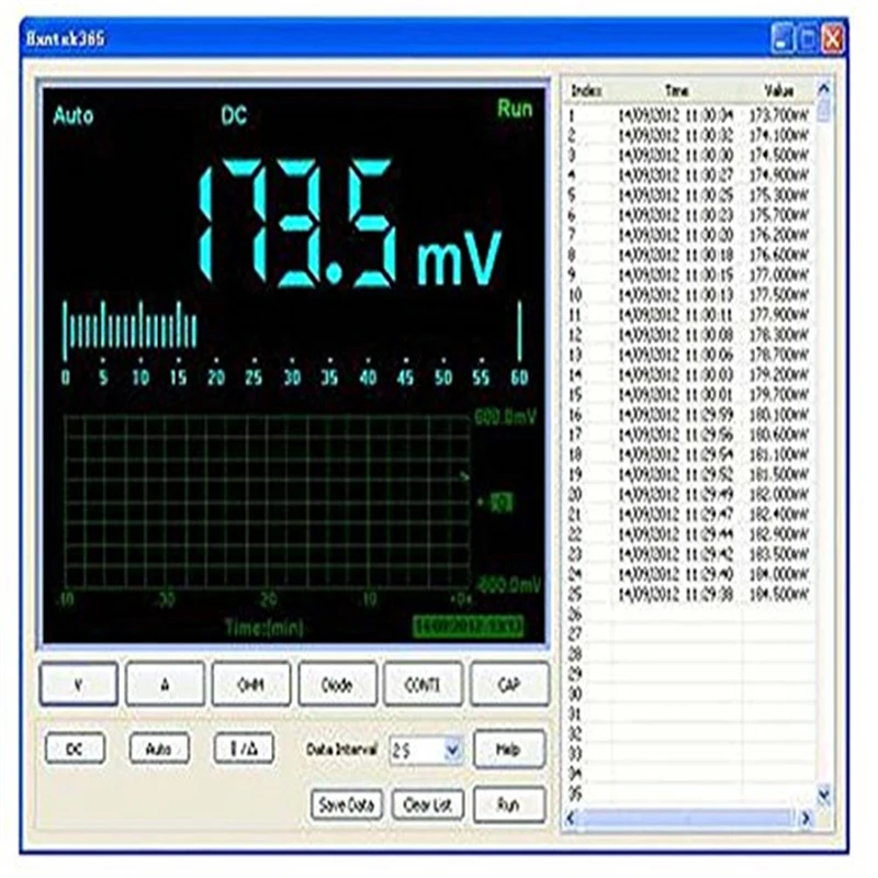 Hantek 365E USB Data Logger Recorder Digital Multimeter Bluetooth Voltage Current Resistance Capacitance Diode Tester Meter | Инструменты