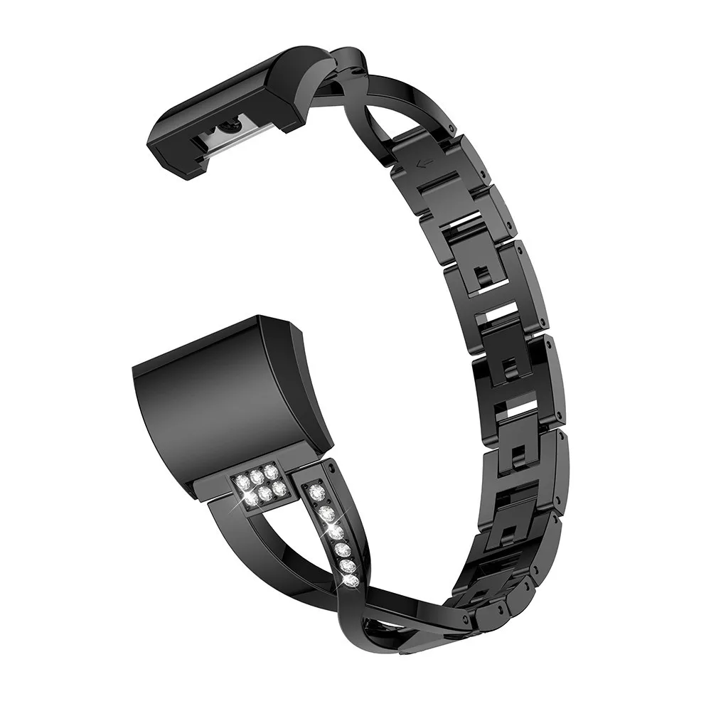 Браслет из нержавеющей стали для часов Fitbit Charge 2 металлический сменный ремешок