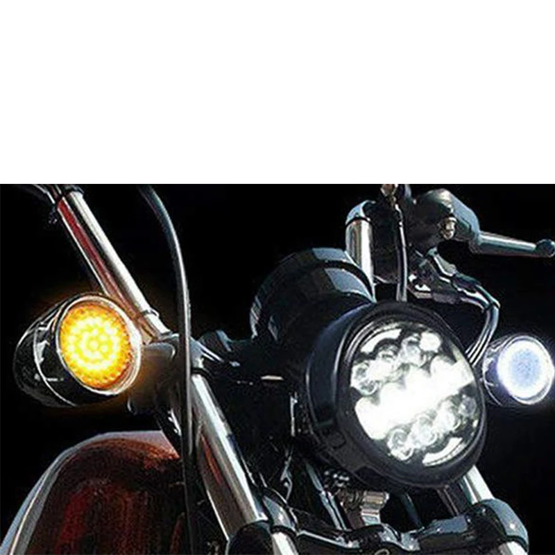 Вставки для передних поворотников Softail 1157-2011 2 дюйма янтарно-белый свет 2017
