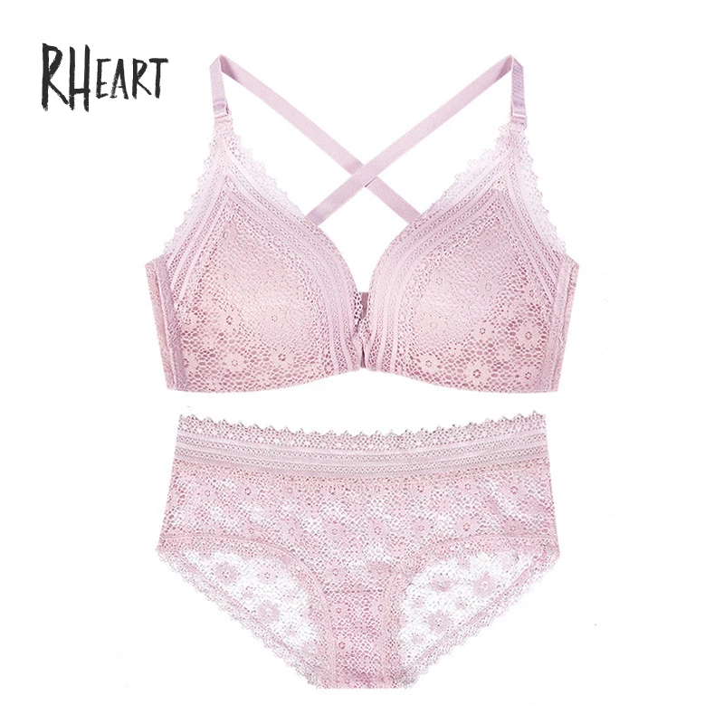 Roseheart женский модный зеленый розовый кружевной бюстгальтер с перекрещивающимися
