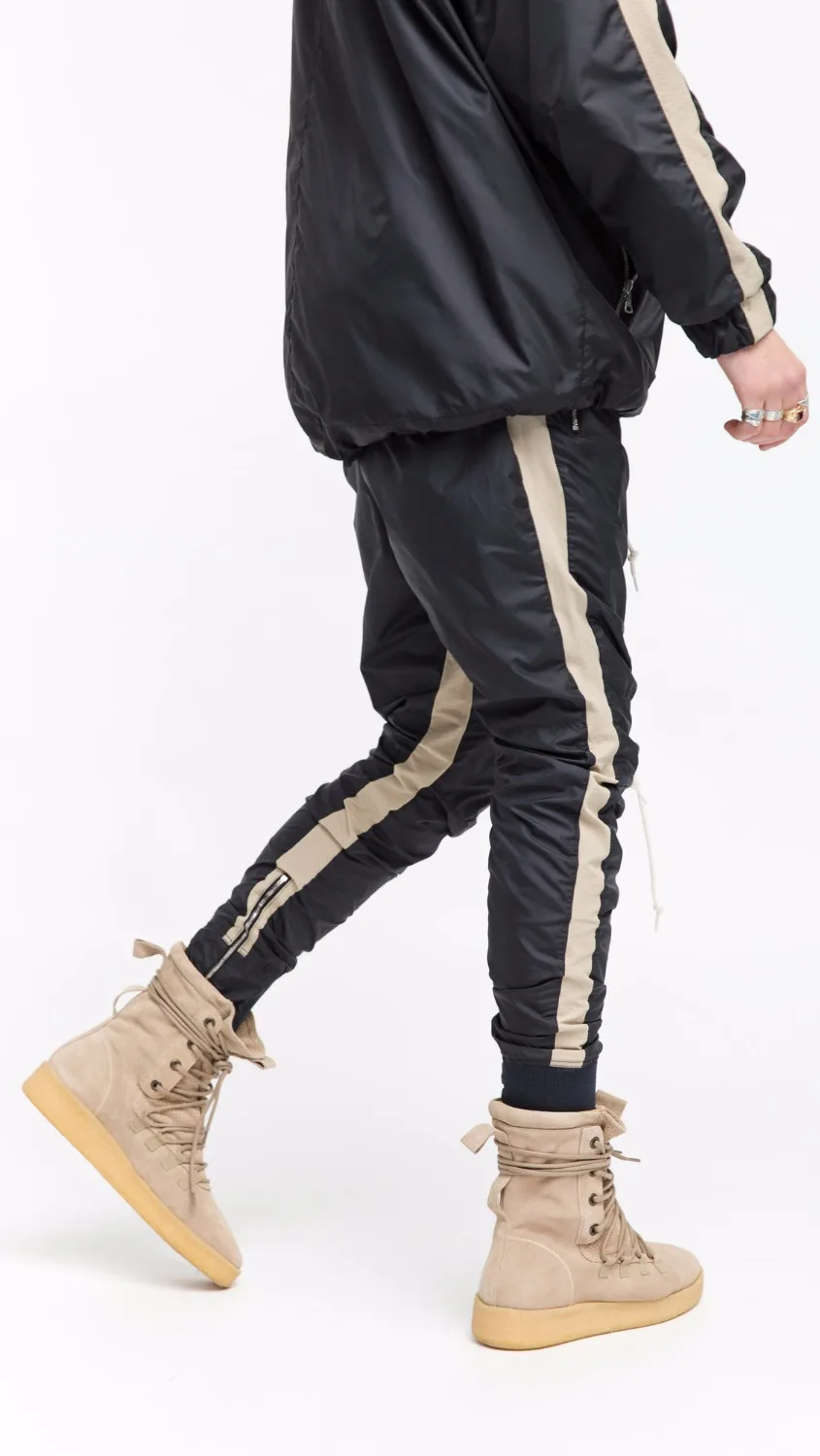 Высокое качество 2017 новое поступление длинные брюки мужские повседневные с