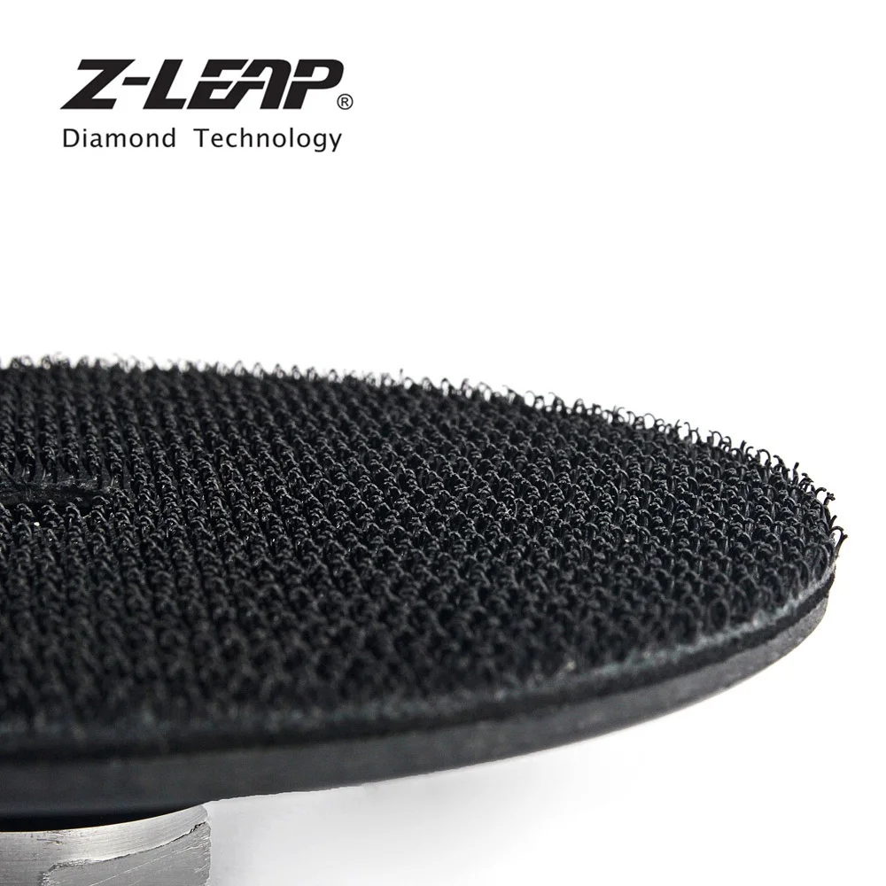 Z-LEAP " 2 шт задние накладки Пластиковые 100 мм пластины M14 5/8-11 нитки сухой влажного использования крюк и петля назад держатель для алмазной полировки колодки