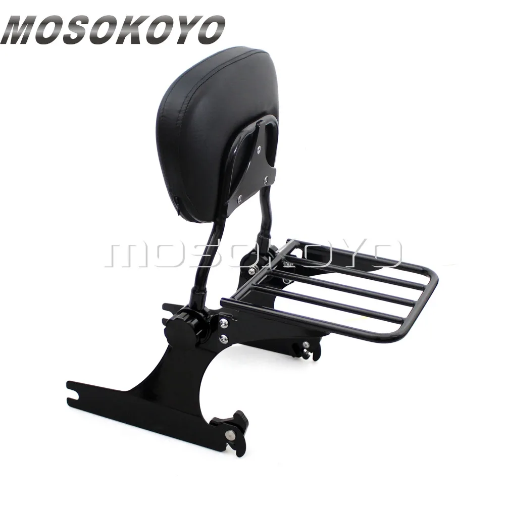 Съемная регулируемая спинка для мотоцикла Harley Dyna Super Glide FXD FXDC FXDL FXDX 2002-2005 багажная