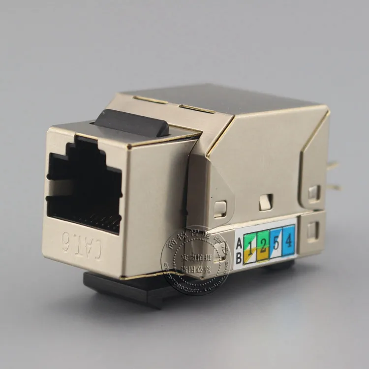 

5PCS/10PCS RJ45 Cat6 Gigabit Shield Network Information Module Socket Outlet Cable Connector