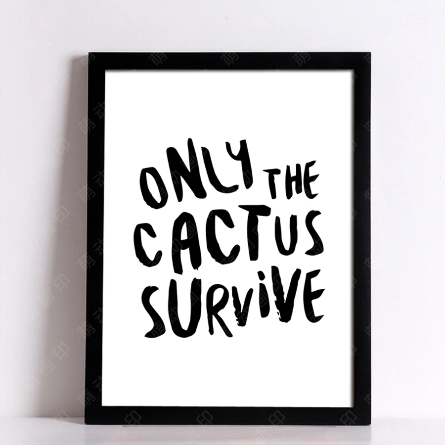 Пустыня кактус настенный художественный принт декоративная настенная живопись