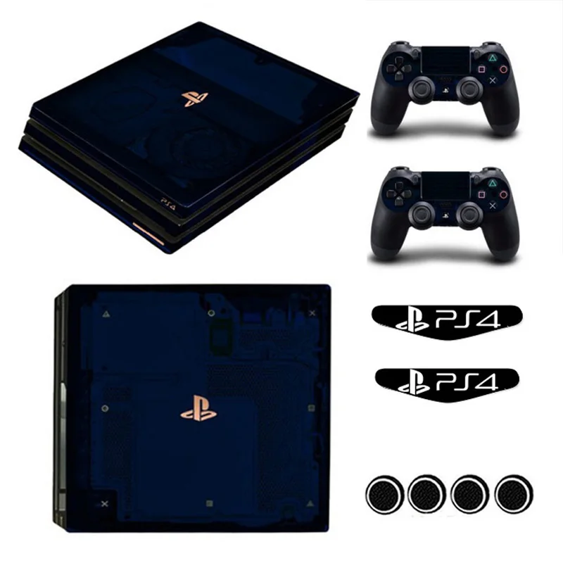 YSP4P-2610 PS4 Pro наклейки для Playstation 4 PRO консоли и контроллер кожного покрова наклейки геймпад протектор наклейки элегантный Стиль - Цвет: YSP4P-2610