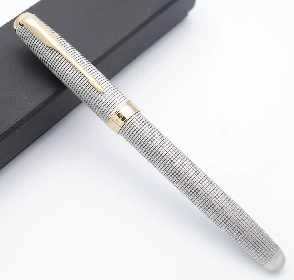 JINHAO 601a Ретро кольчуга авторучка F чернильная ручка NIB
