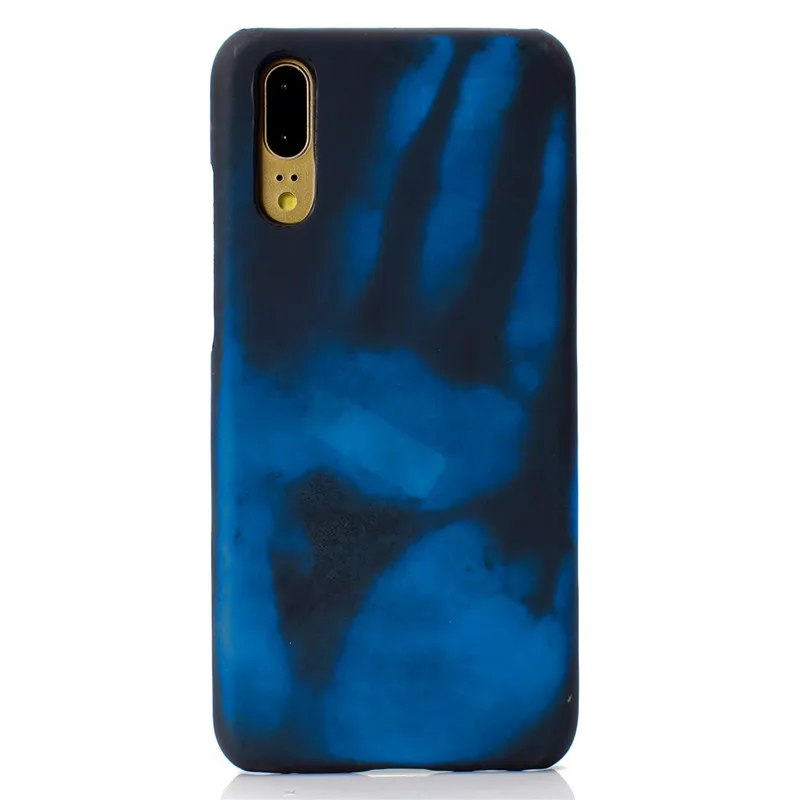 fashion Multi-color Hot Discoloration Phone Case For Huawei P20 P20Pro Lite Sexy PU Matte Thermal Sensor Cases |