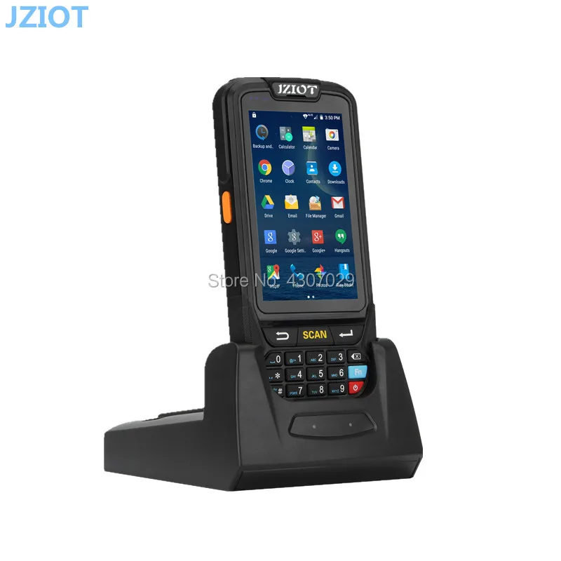 Портативный Android PDA 1D 2D сборщик мобильных данных терминал с камерой зарядная