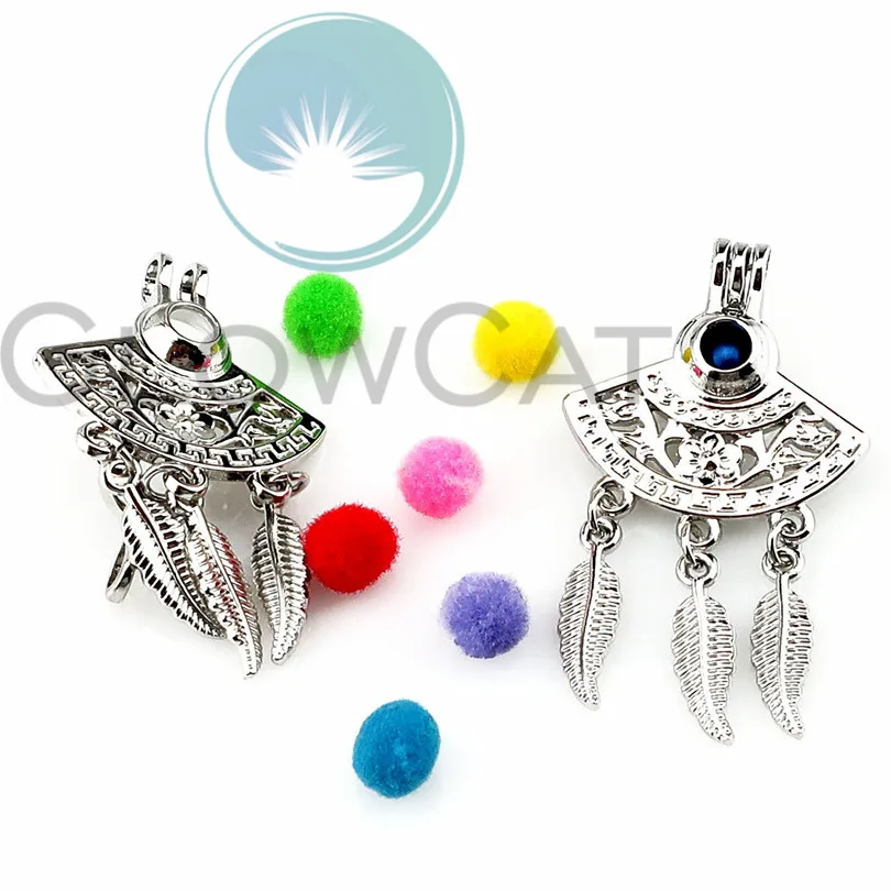 1 шт. филигранная жемчужина гравировка медальон клетка подвеска Изготовление