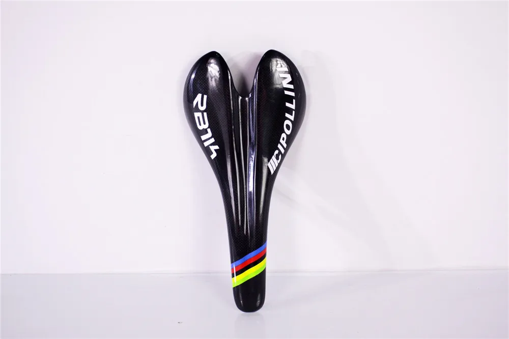 Cipollini углеродное седло Радуга 3 k Яркий дорожный горный велосипед сиденье 127*260 мм