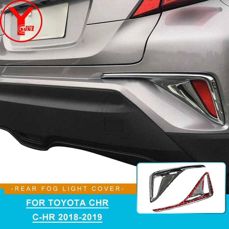 YCSUNZ хромированная задняя противотуманная фара крышка авто внешние части для toyota