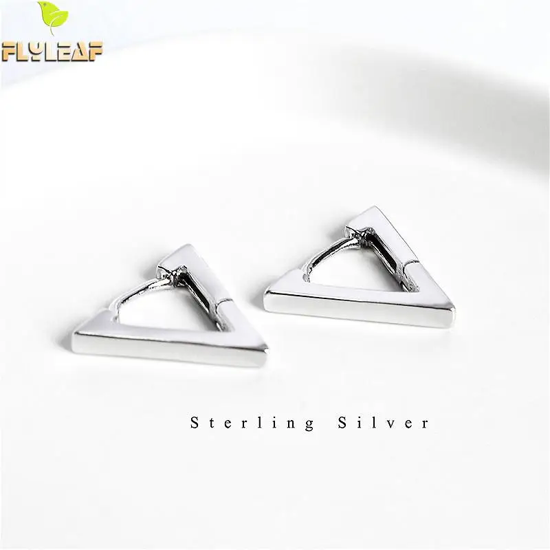 Серьги Flyleaf с подвесками в виде треугольника для женщин простые серьги из