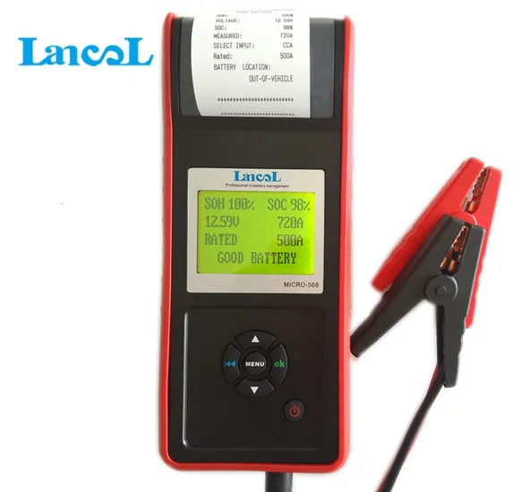 Цифровой тестер для автомобильных/автомобильных аккумуляторов Vehivcle 12 В с