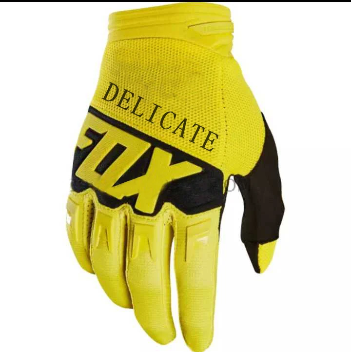 yellow NAUGHTY FOX Racing MX перчатки Enduro Racing MTB DH мотоциклетные перчатки для мотокросса и езды на велосипеде - Цвет: yellow