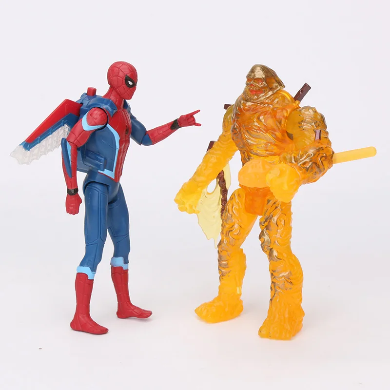 14 см Marvel игрушки Мстители Человек паук далеко от дома ПВХ фигурка расплавленный