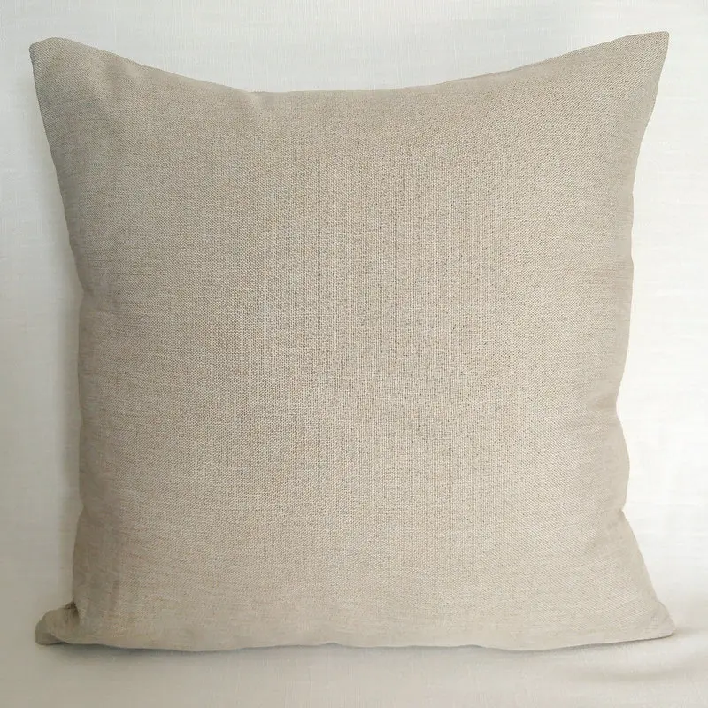 Льняные наволочки для подушек с невидимой молнией дивана 45x45 см 50x30 60x60 50x80