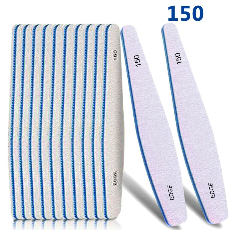 5 шт. профессиональные акриловые пилки для маникюра и педикюра 150/150|acrylic nail file|nail