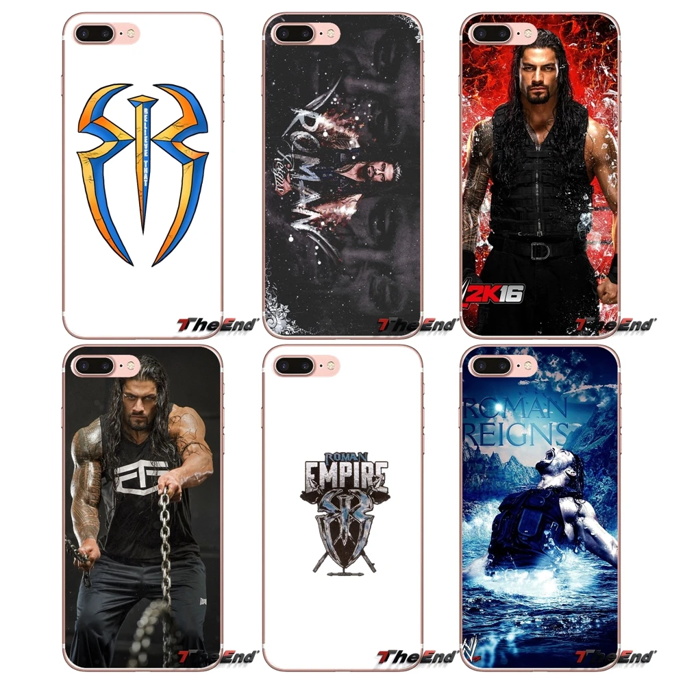 Мягкий силиконовый чехол для Huawei G7 G8 Ascend P7 P8 P9 Lite Honor 4C 5X 5C 6X Mate 7 8 9 Y3 Y5 Y6 II Pro Roman Reigns