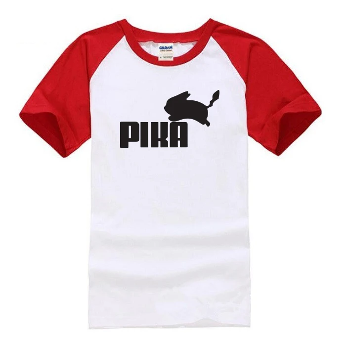 Новая модная Милая футболка с покемонами аниме забавные женские/мужские