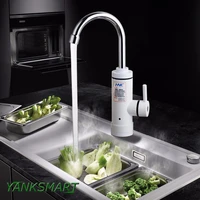 yanksmart electric instant tankless auto heater faucet kitchen hot water cold filtration heat water tap