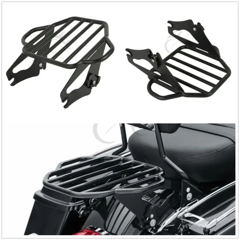 Багажная стойка для мотоцикла с 4 точечным док набором Harley Tour Pak Touring Models Road King Street