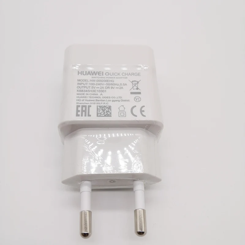 Зарядное устройство Originele для HUAWEI супер зарядное 9 В 2 А адаптер USB Type-C Kabel snel opladen Voor