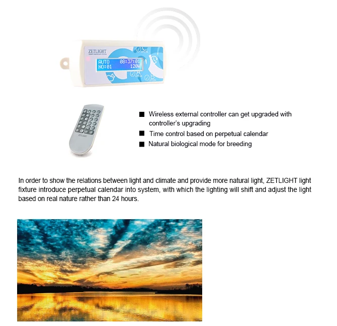 ZETLIGHT ZS 7000 цилиндрическая лампа для водорослей, лампа coralline, лампа для аквариума, лампа для водной соломы, лампа для водорослей SPS LPS, Коралловая лампа ZS7000