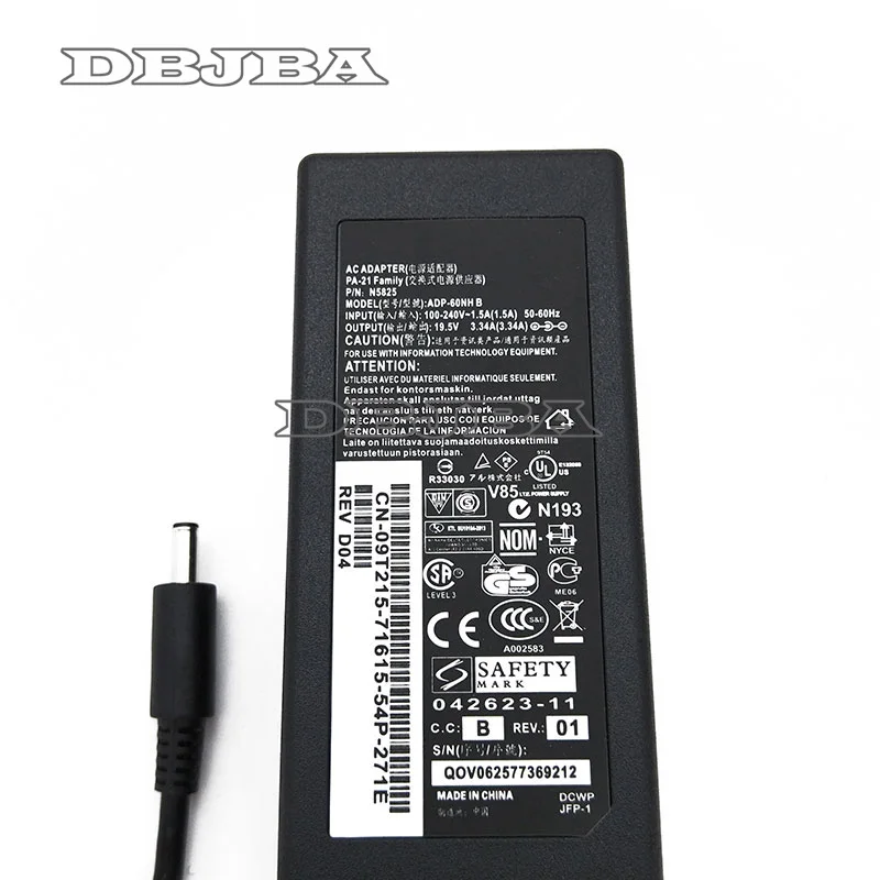 Зарядное устройство для ноутбука Dell Inspiron 17 19 5 5755 5758 P60G P64G |