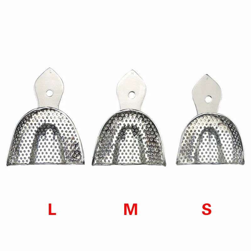 6 шт./компл. стоматологический лоток из нержавеющей стали для зубов зубного ряда