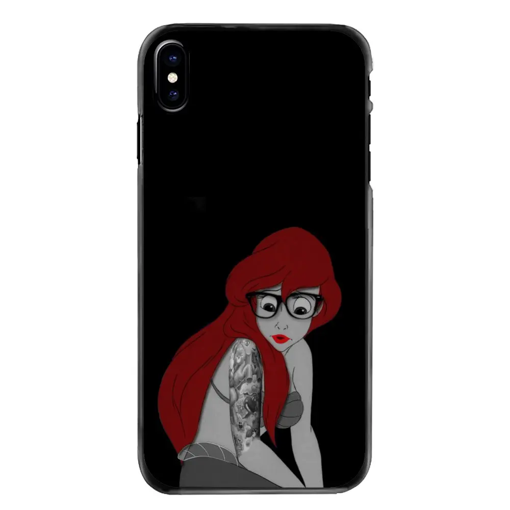 Phone Cover Bag For Huawei P7 P8 P9 P10 Lite Plus 2017 2016 Honor 5C 6 4X 5X Mate 8 7 9 Tattoo Ariel Alice Snow White Art Poster |