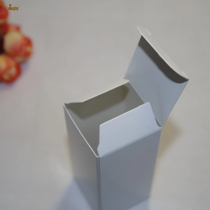 100 шт./лот 1 7x1 7x12 4 см коробка из крафт бумаги/белой бумаги сделай сам флакон для