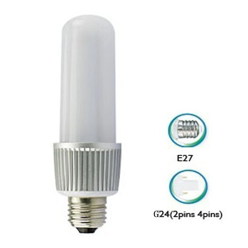 2 шт./лот 12 Вт E27/G24 (2pin 4pin) Светодиодные пробки PL яркость свет легкая установка
