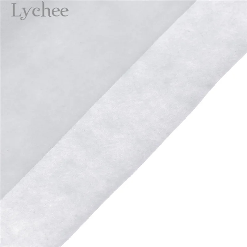 Lychee 280 г/180 г Одиночная клейкая прокладочная белая ватная подкладка наполнитель DIY кошелек поделки подкладка поставки