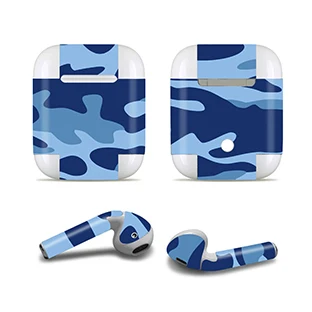 B113 GOOYIYO-для Apple AirPods 2 Наушники стикер Наушники DIY персональная Наклейка виниловая камуфляжная Кожа Беспроводная зарядка коробка наклейка - Цвет: B113