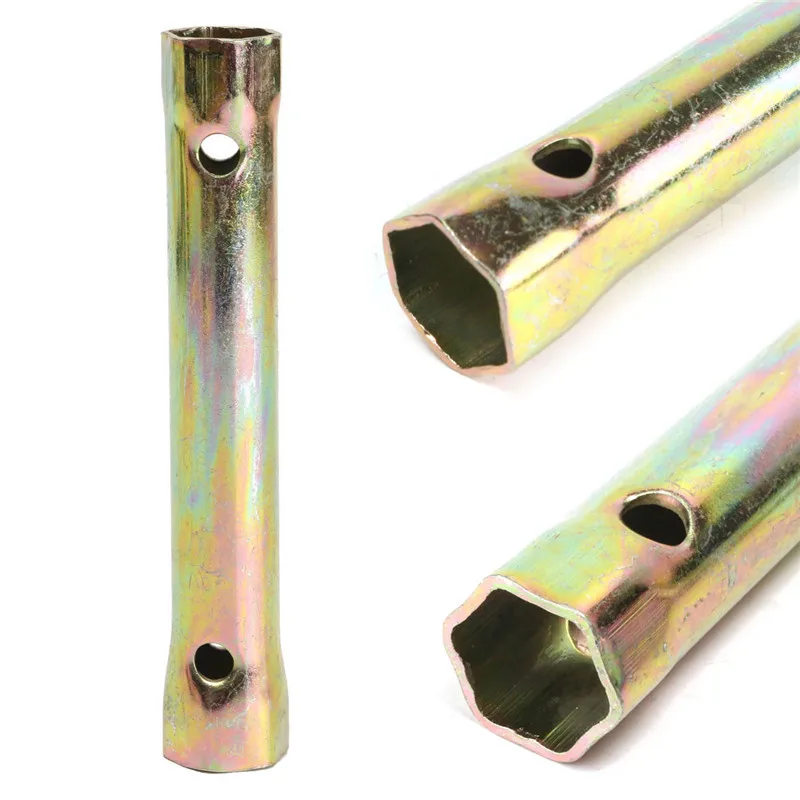 

Drillpro 1PC 130mm Socket Wrench Motorcycle Ignition For Spark Plug Spanner Tool 16/18mm For Deep Reach