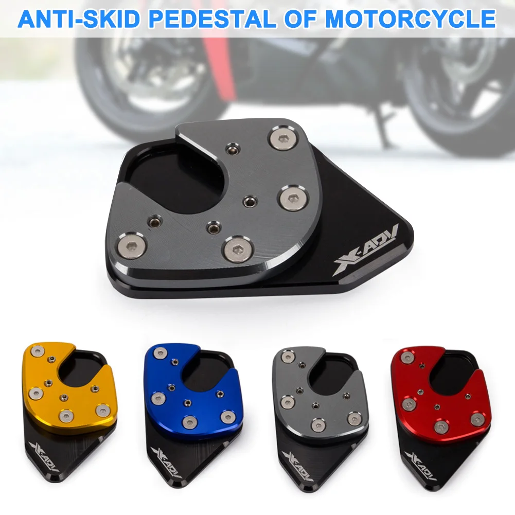 

1pc Motorbike Kickstand Extension Pad Side Stand Anti-slip Pad Motorcycle Accessories TD326