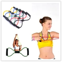 light figure 8 ultra toner resistance band exercise cords for yoga workoutbody buildinghome gym with heavy duty