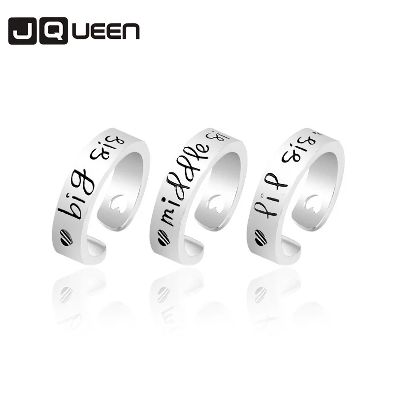 2018 Новое поступление 3 шт./компл. открытое модное кольцо на палец лучшей сестры